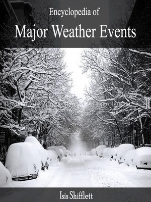 cover image of Encyclopedia of Major Weather Events